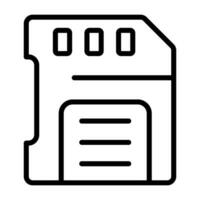 Sd Card Vector Icon