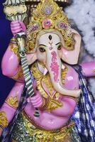 Ganesha, or Ganpati Bappa, A Hindu god of wisdom and new beginnings, revered with love and devotion photo