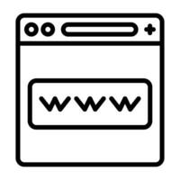 World Wide Web Vector Icon