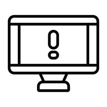 Computer Vector Icon