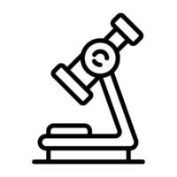 Microscope Vector Icon