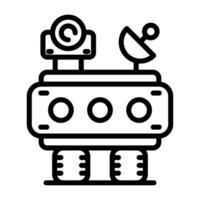 Moon Rover Vector Icon