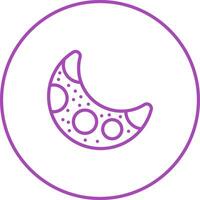 icono de vector de luna