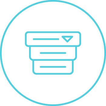 Drop Down Menu Vector Icon