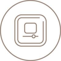 Video Stop Square Vector Icon