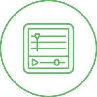 Timeline Vector Icon