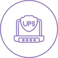 UPS Vector Icon