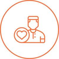 corazón médico vector icono