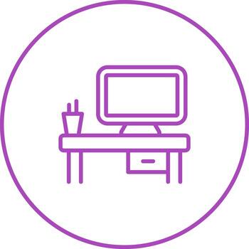 Computer Vector Icon