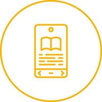 E book Reader Vector Icon