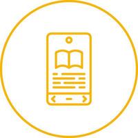 E book Reader Vector Icon