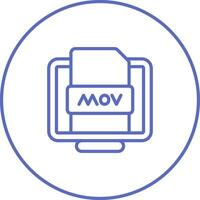 Mov File Vector Icon