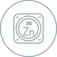 zinc vector icono