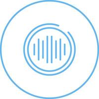 Audio Spectrum Vector Icon