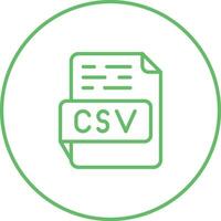 CSV Vector Icon