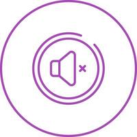 Mute Button Vector Icon