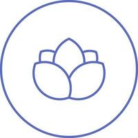 Lotus flower Vector Icon