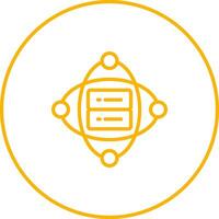Cluster Server Vector Icon