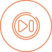 Next Track Button Vector Icon