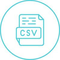 CSV Vector Icon