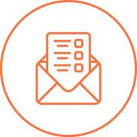 Mailing Lists Vector Icon