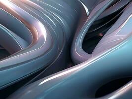 AI generated colorful futuristic abstract background, 3d Rendering photo