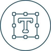 Text Tool Vector Icon
