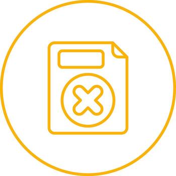 Eliminar botón vector icono