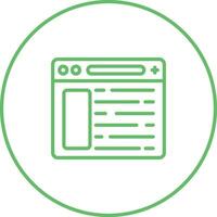 Browser Vector Icon