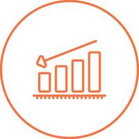 Chart Decreasing Vector Icon