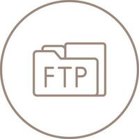 FTP Access Vector Icon