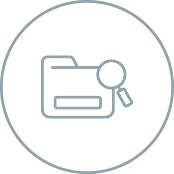 Document Retrieval Vector Icon