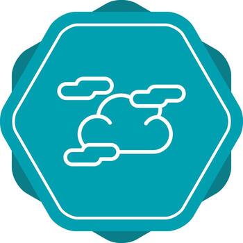icono de vector de nubes