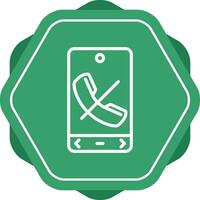 Call End Vector Icon