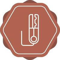 Grounding Clamp Vector Icon