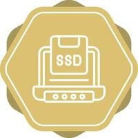 Solid State Drive Vector Icon