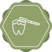 Brushing Teeth Vector Icon