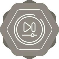 Video Next Track Button Vector Icon