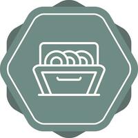 Dishwasher Vector Icon