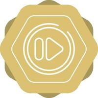 Fast Forward Button Vector Icon