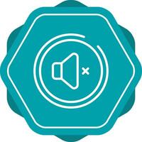 Mute Button Vector Icon