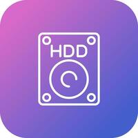 Hdd Vector Icon