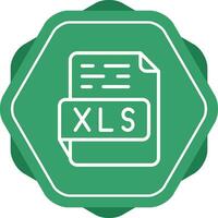 icono de vector xls