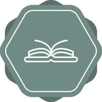 Open Book Vector Icon