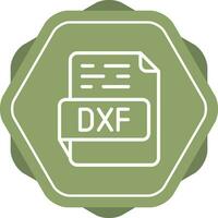 dxf vector icono