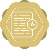 Document History Vector Icon