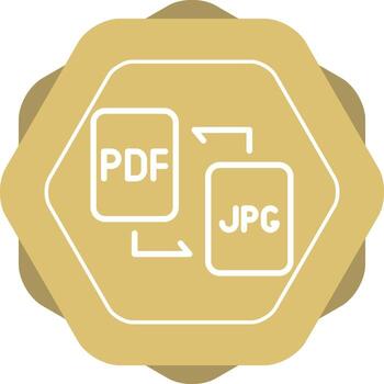 Document Conversion Vector Icon