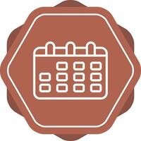 icono de vector de calendario