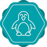 icono de vector de pingüino