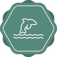 Dolphin Vector Icon